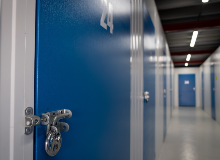 Indoor storage units corridor
